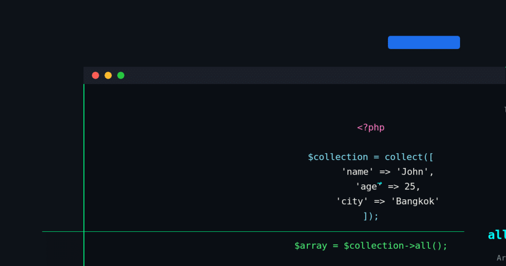 deep array manipulation with laravel's... all() ใน Laravel Collections: วิธีดึง Array กลับมาใช้งาน